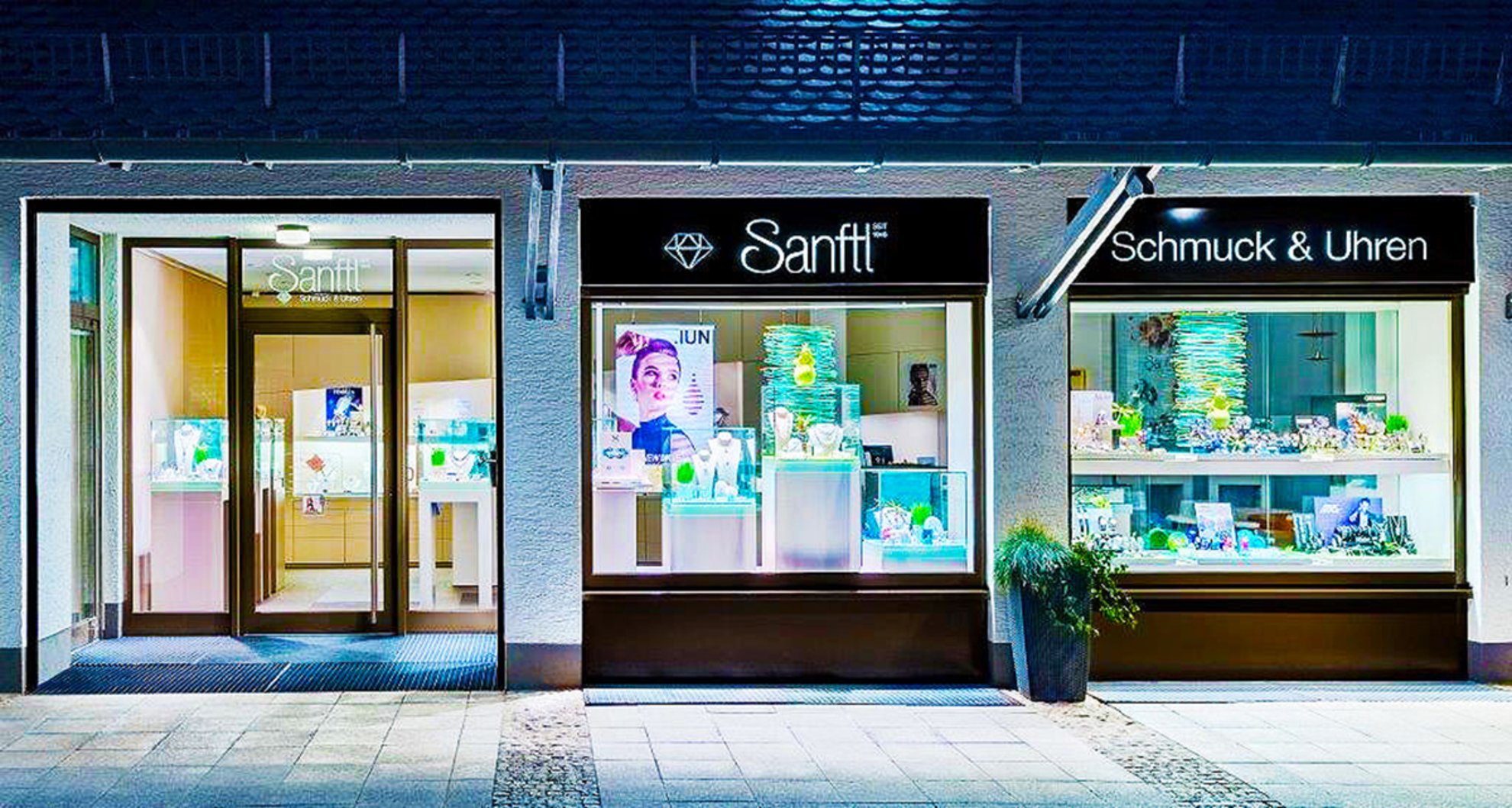 Ladengeschäft Juwelier Sanftl